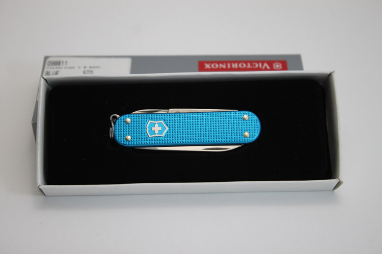 Classic Alox Blue Victorinox no:0.6221.L22 one of four in the Euro Series
