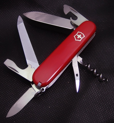 The Victorinox 91mm Clipper is very uncommon, as are many of the slimmer models containing the metal saw/file.  These models were obviously less popular than those featuring the woodsaw.