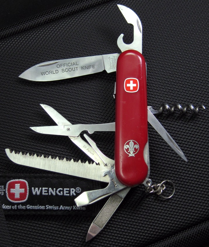 Wenger Forester 85mm locking blade version Official World Scout Knife 1.17.911.00