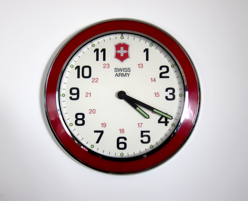 SAKWiki Victorinox Swiss Army Dealers Wall Clock