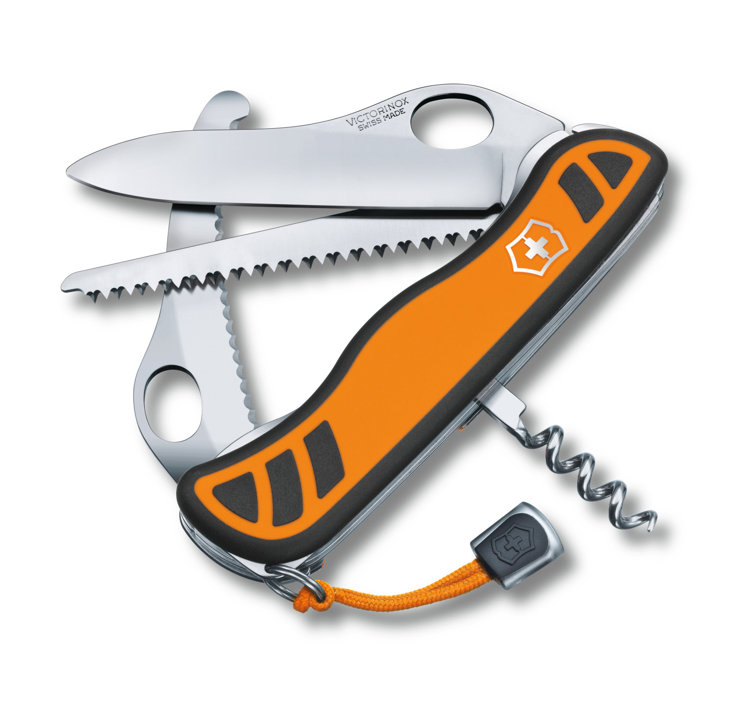 SAKWiki Victorinox Hunter XT Corkscrew Orange/Black