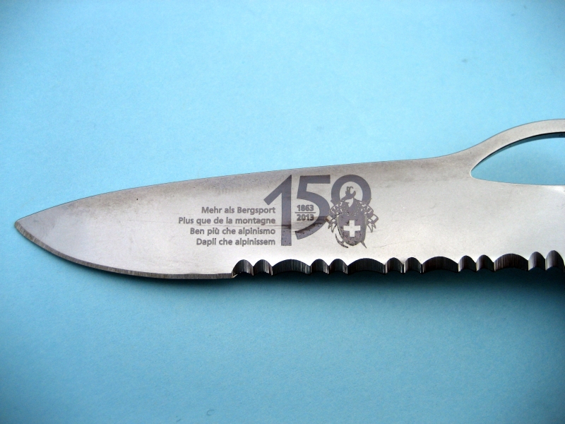 150 years SAC blade etching