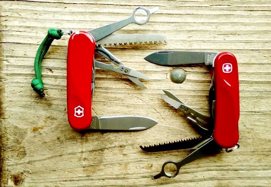 Victorinox Delémont Evolution 23 and Wenger Evolution 23