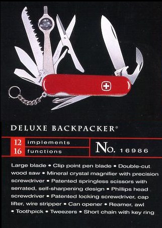 Wenger Backpacker model 16986