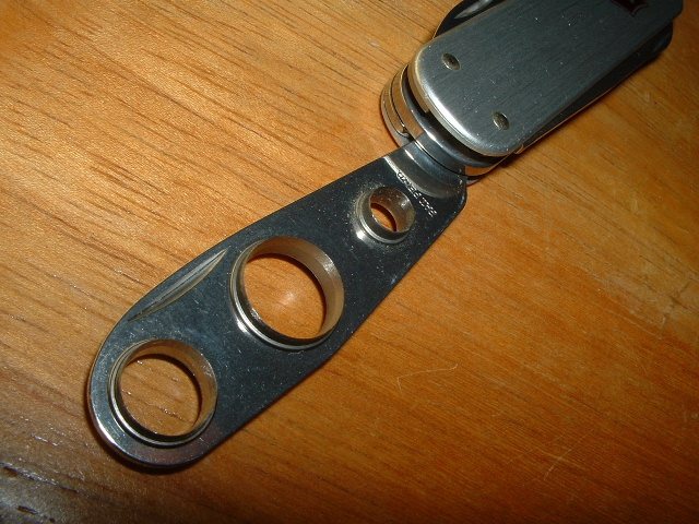 This is the Cigar Cutter/Punch from the 74mm Cigar Cutter knife.