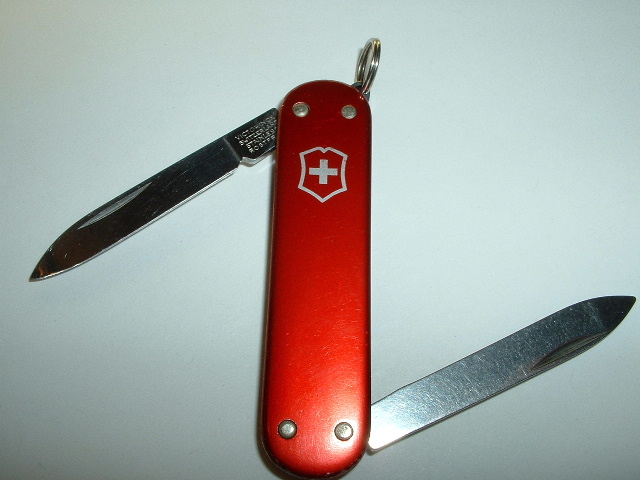 Rare 58mm Red Alox Pocket Pal