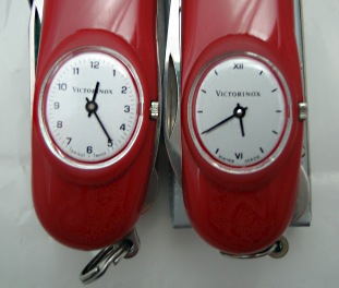 Two variations of the Analog Timepiece.